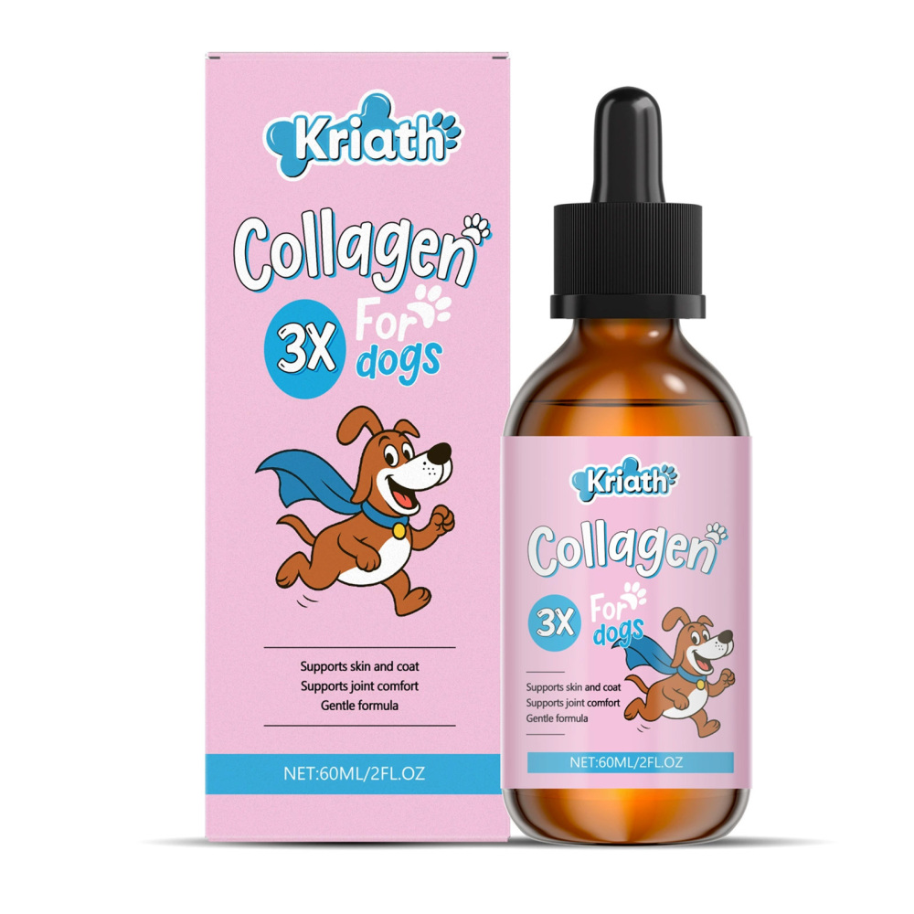 Kriath Collagen for Dogs, Supports Joint Relief & Healthy Skin Coat, Gut Health