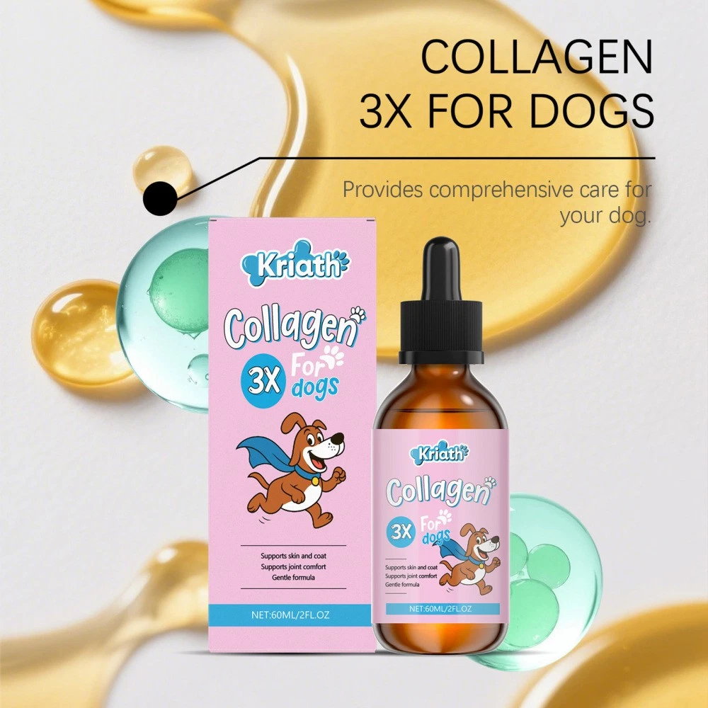 Kriath Collagen for Dogs, Supports Joint Relief & Healthy Skin Coat, Gut Health