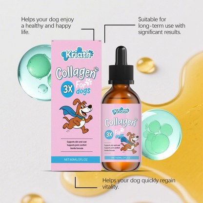 Kriath Collagen for Dogs, Supports Joint Relief & Healthy Skin Coat, Gut Health